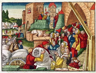 Samaria unter Belagerung, aus der Lutherbibel